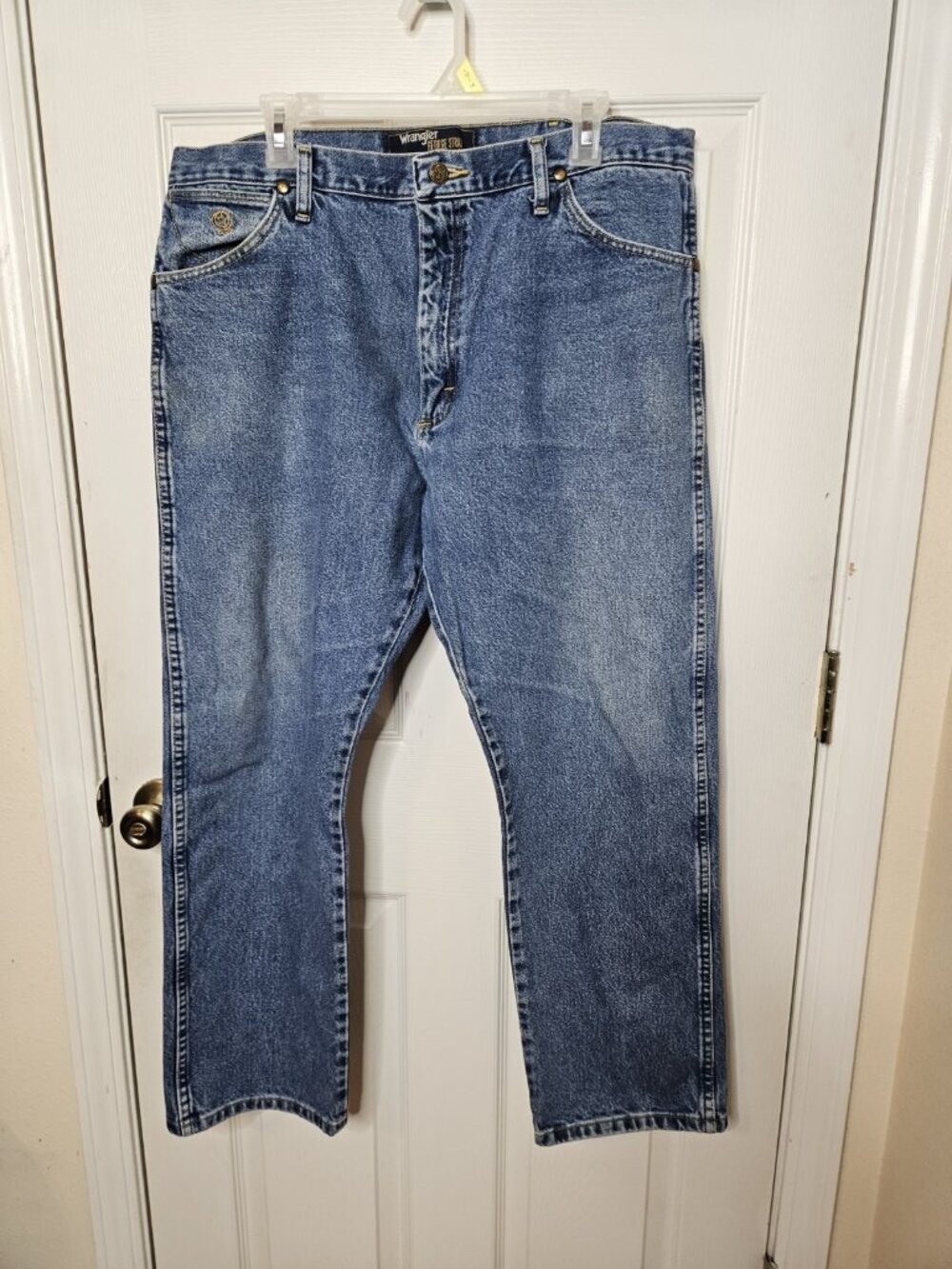 Wrangler George Strait Cowboy Cut Jeans 38x30 Cowboy Rodeo Western Straight Leg